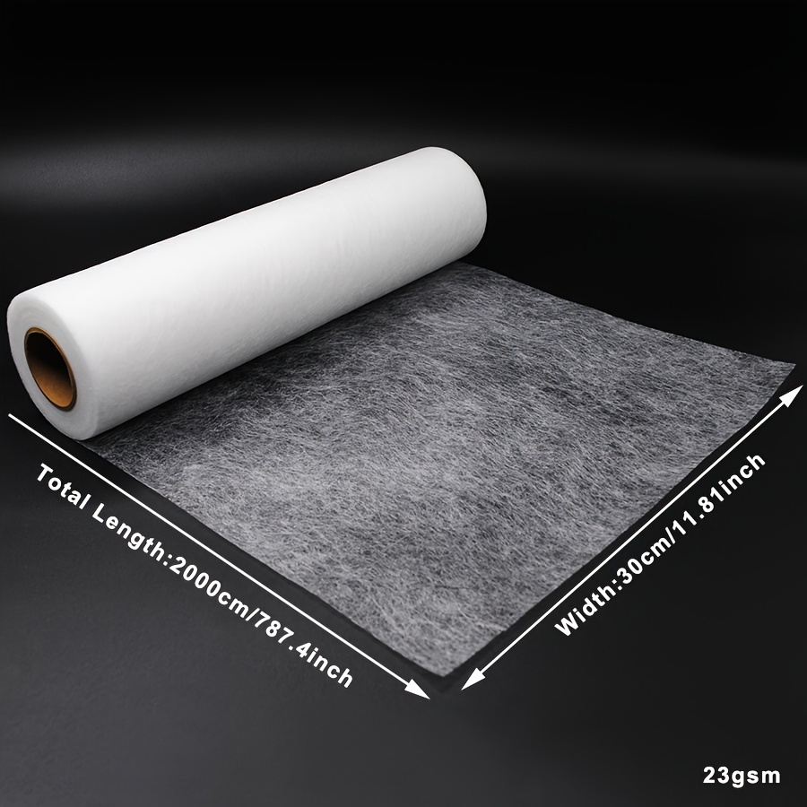 Image of 1 Roll 11.8in×787.4in, 66 Ft Long Roll, Iron-on Hemming Tape Easy To Apply Folding Tape, Fusible Folding Tape, Adhesive Folding Tape Great For Pants Dresses Clothes Curtains Sewing, No-sew Fabric