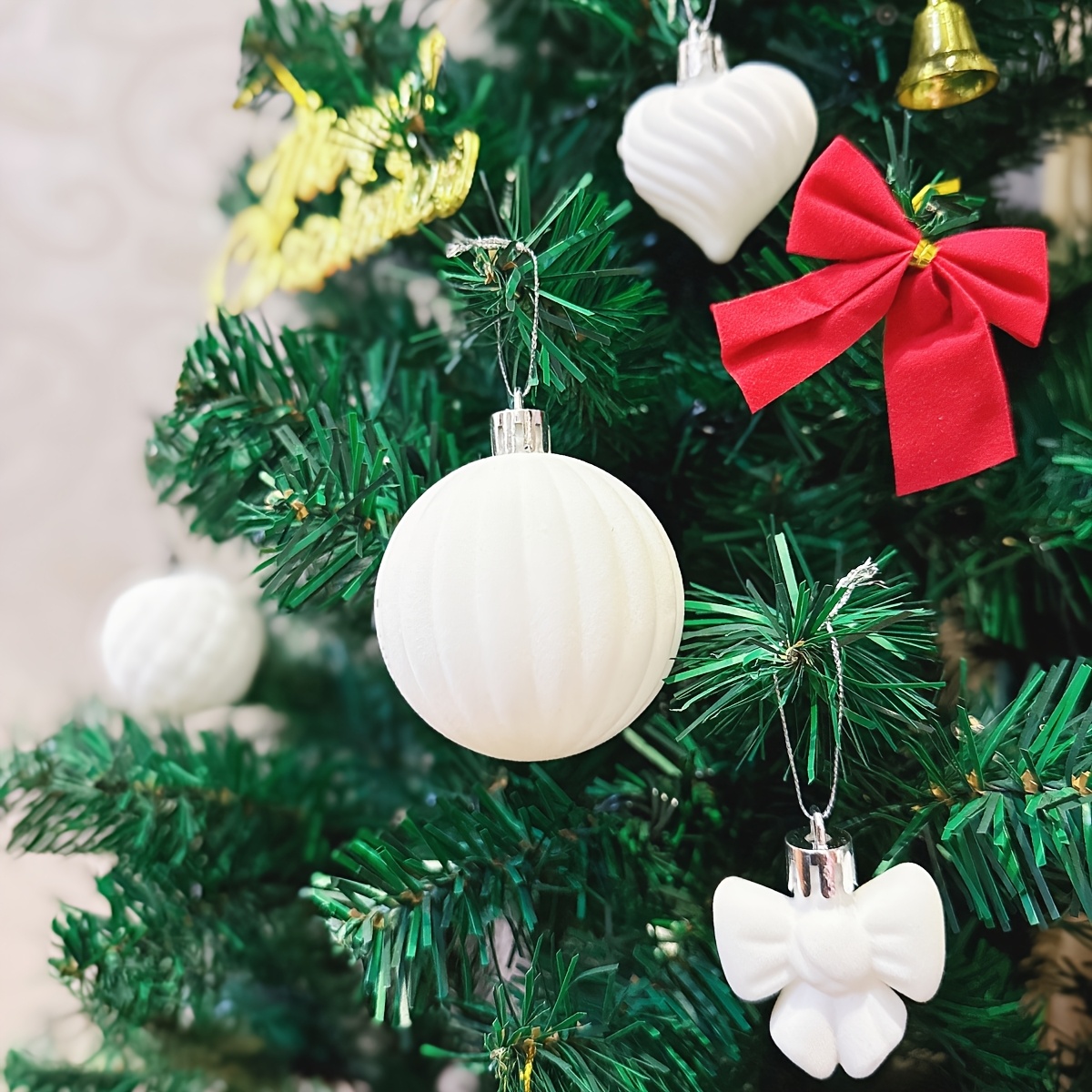 ensemble 32 pièces boules décoration en velours - Temu France