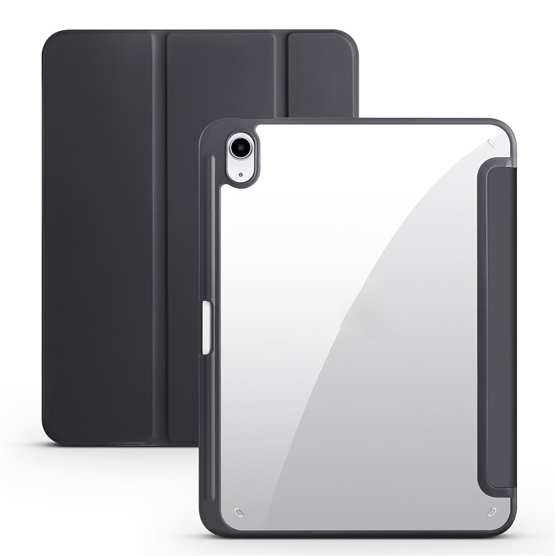TEMU Чохол для iPad 11 2025 Pro, 11 13 2024 Air 1 2 3 4 5 6 7, Mini 4 5 6 7, 7-го , 8-го , 9-го , 10.-го , 10.9, однотонний акриловий відкидний