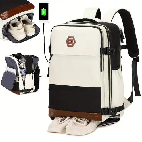 travel backpack for men, airline-approved carry-on bag, casual college 15.6-inch laptop backpack with shoe compartment, suitable for university, travel, and work use | High-quality & Affordable | Temu Mauritius travel backpack for men, airline-approved carry-on bag, casual college 15.6-inch laptop backpack with shoe compartment, suitable for university, travel, and work use | High-quality & Affordable | Temu Mauritius