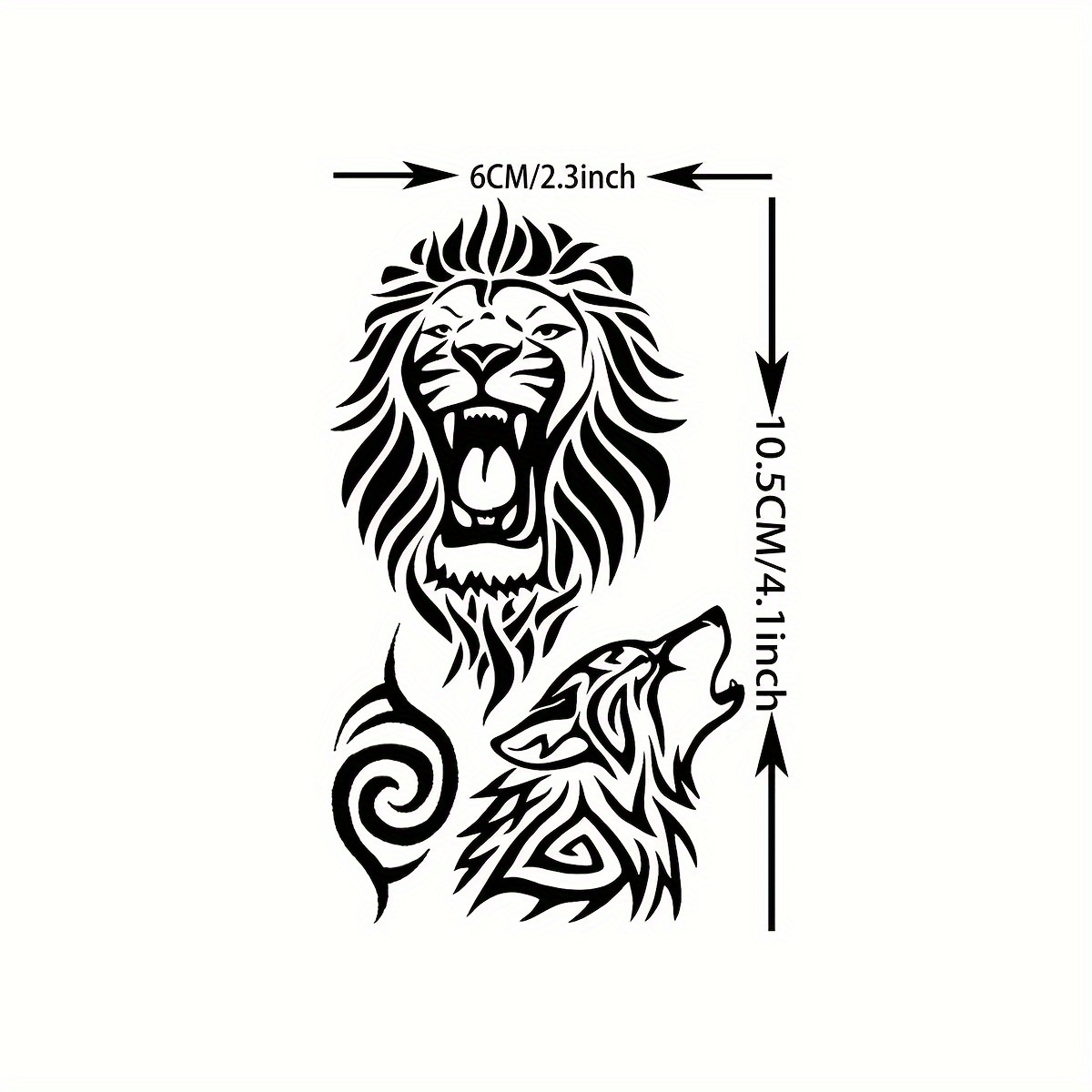52 Schwarze Temporäre Tattoos – Wasserdicht, Verschiedene Motive Wie Schädel, Schmetterlinge & Blumen