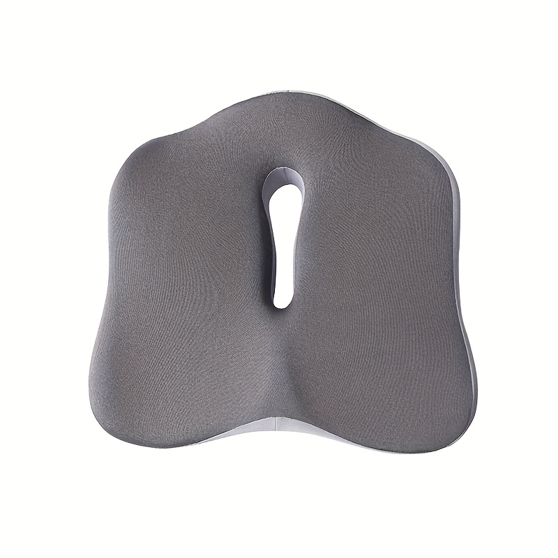 2pcs ergonomic office chair cushions with posture   lumbar support thickened seat pad breathable grey cushions for   wheelchair washable covers for home ergonomic chair durable zipper cover Product details 6