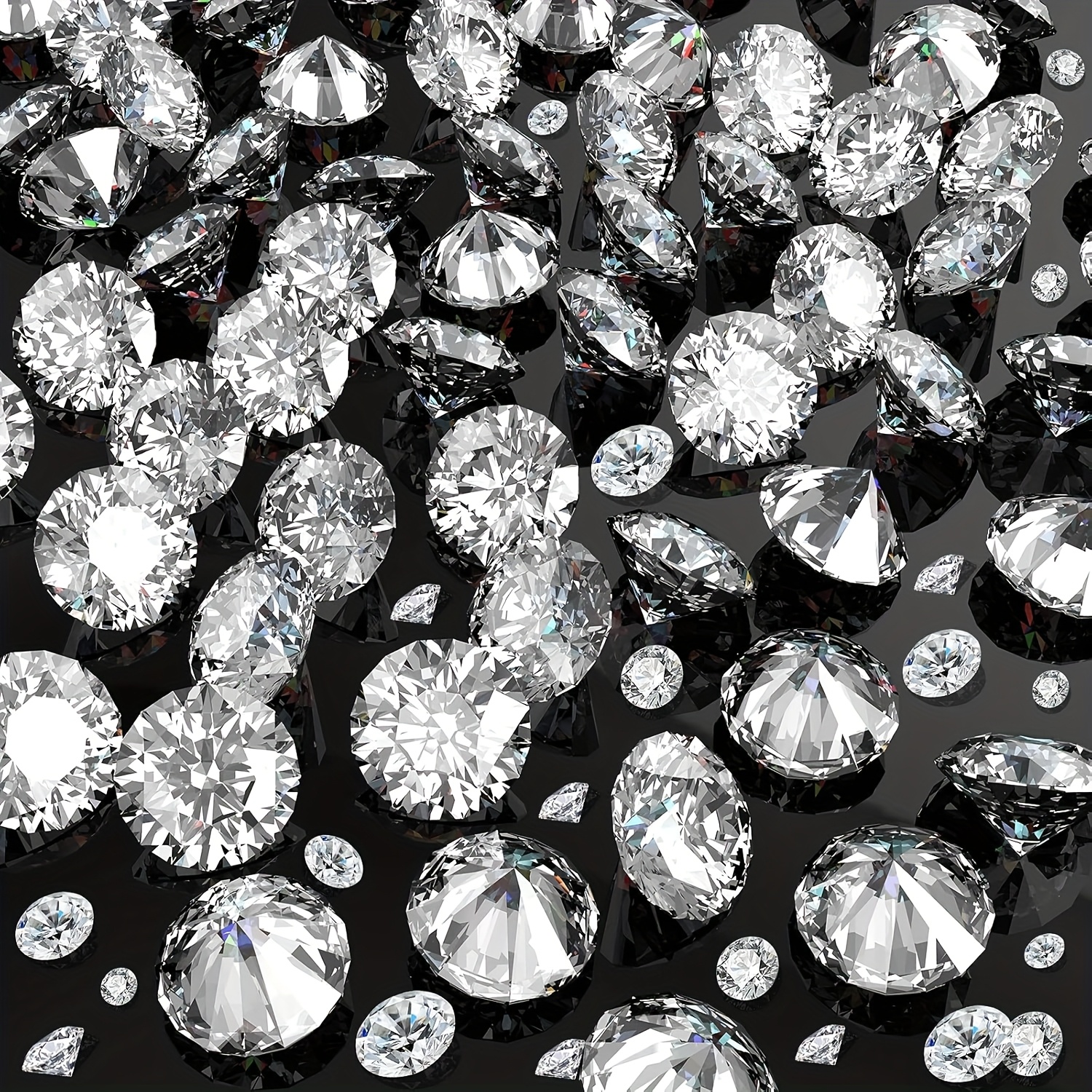 E-shop 5500 Stück künstliche Diamant-Dekorationen, funkelnde Simulationsdiamanten, Vasenausfüllung, Acryl-Edelsteine, Tischdekoration mit