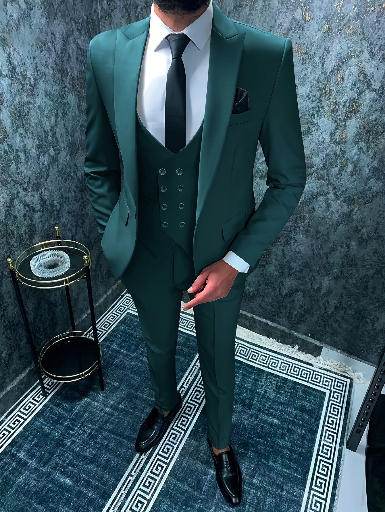green dress masters 34 Vibrant Green Costume Suit with Matching Hat â€“ Bold Party & Event Wear