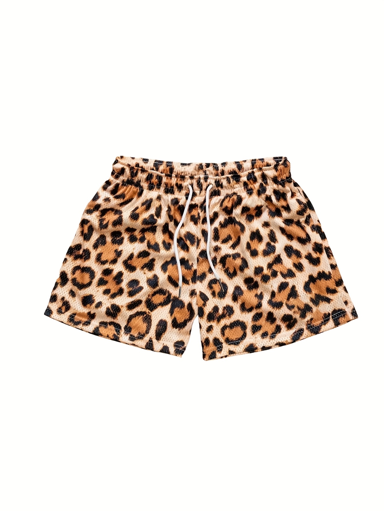 Leopard Print Needles Basketball Short Needles Basketball Shorts