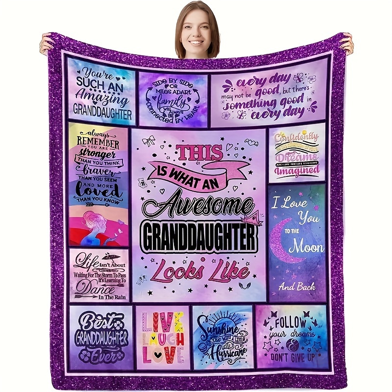 

Granddaughter Blanket, Granddaughter Blanket & , Granddaughter , Granddaughter Suitable For Nap, , Sofa, , Bed, Camping And