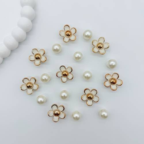 18pcs fashionable beads shoes shoes sandals crocodile shoes decorations removable bead decorative additions
