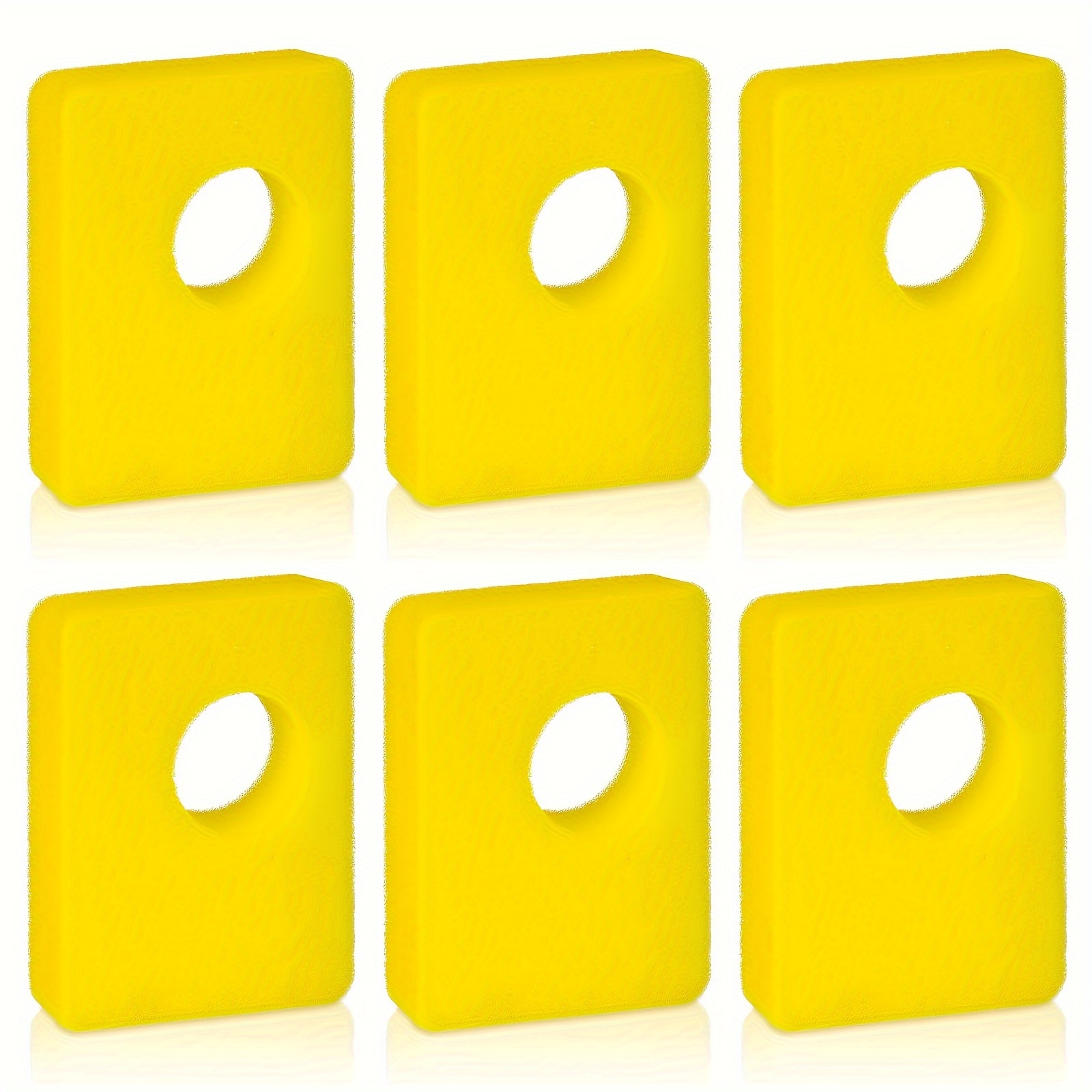 Image of 6pcs Premium Foam Air Filter 799579 - Compatible With Lawn Mowers, Fits Models 09p602, 09p702, 550e-550ex Series & More - , Pvc Material