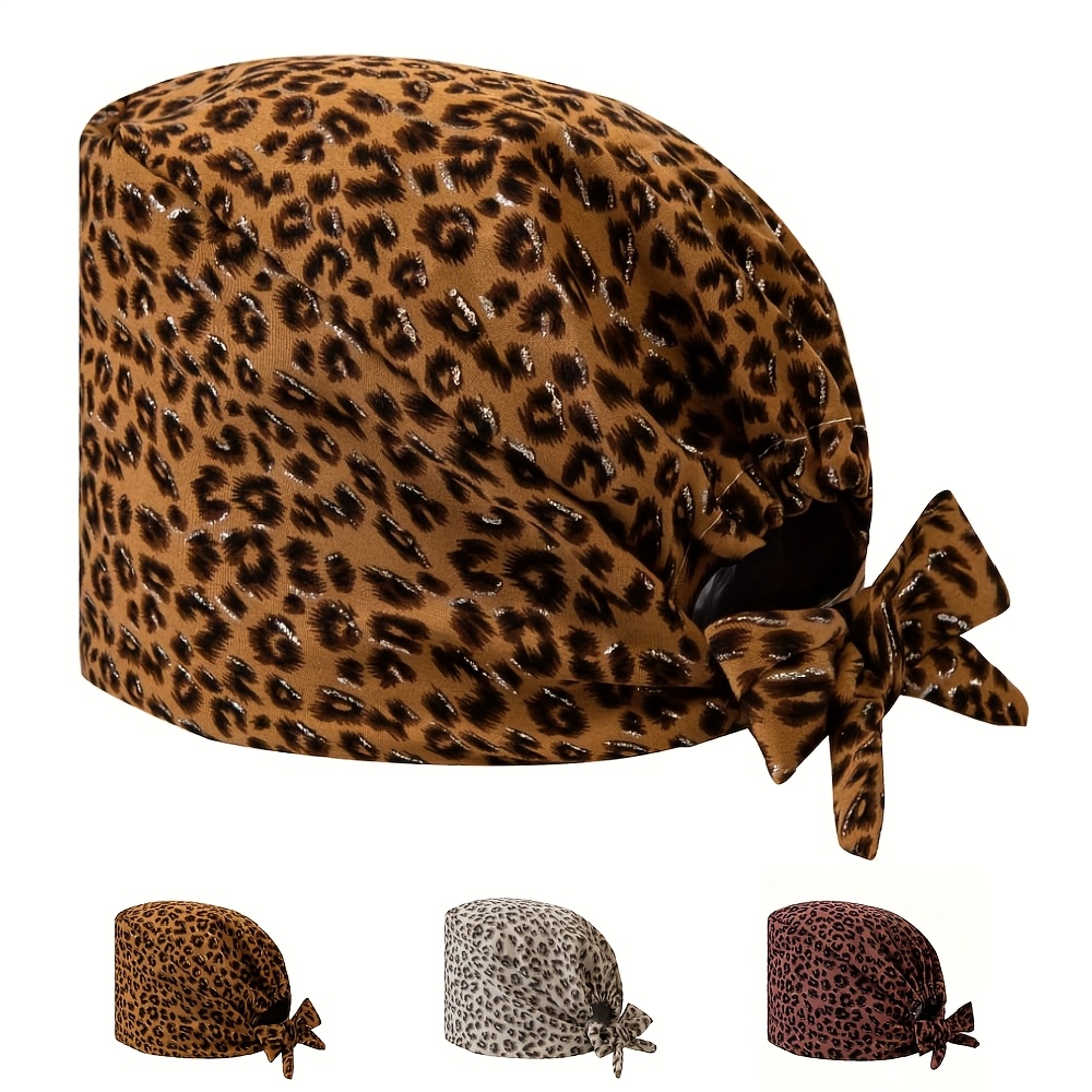 Leopard Print Beaded Cap Bling Leopard Cap - Etsy main image 3