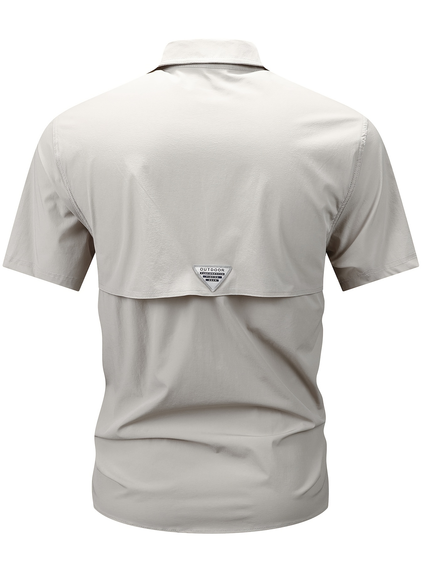 mens summer quick dry workwear short sleeve shirt multi pocket   outdoor breathable shirt for mountaineering fishing and camping with ventilated mesh   suitable for daily and work wear