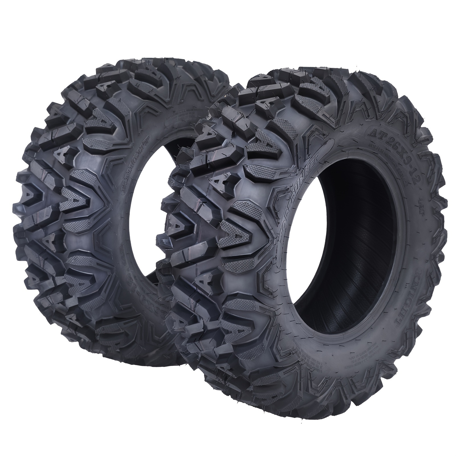 

Set Of 2 Atv/utv All-terrain Off-road Tires 26x9-12, 6pr