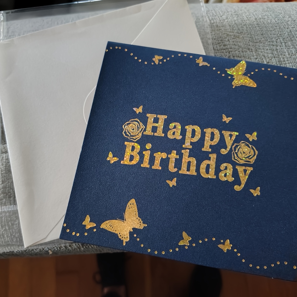 TEMU 1pc 3d Pop Up Stereo Cake Greeting Card With Mini Card And Envelope, Creative Birthday Card For Lovers, , Family And Everyone