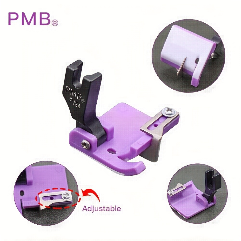 SHUYUSEWING Heavy-Duty Adjustable Presser Foot - Thickened & Wear-Resistant Sewing Foot with Double-Layer Base Plate, Compatible with Lockstitch Machines, for Hemming, Folding, Edge Guard Positioning - Ideal for Sewing, Quilting, Garment Construction - Professional Sewing Machine Accessory, Quilting Tool, Sturdy Construction, Reinforced Base, Home Sewers, Sewing Machine Feet, Sewing Machine Accessories