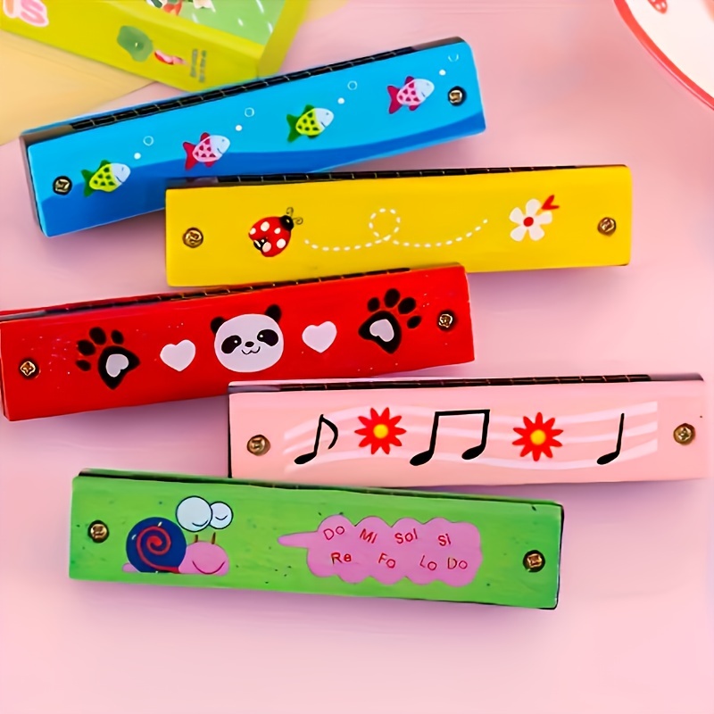 16-Hole Harmonica Musical Toy for Youngsters - Perfect Beginner's Gift for Christmas, Halloween & Birthdays (Color Varies), Perfect for Winter, New Year