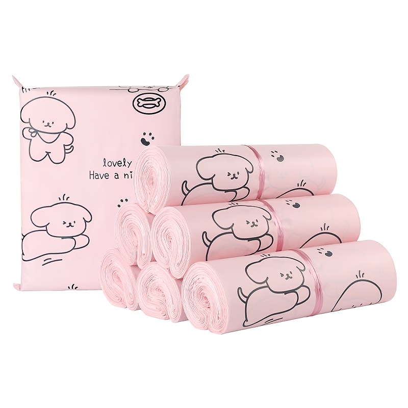 TEMU Lot de 50/100 sacs d'emballage autocollants 25*35 cm à motif de chiot , sacs à pour et la livraison