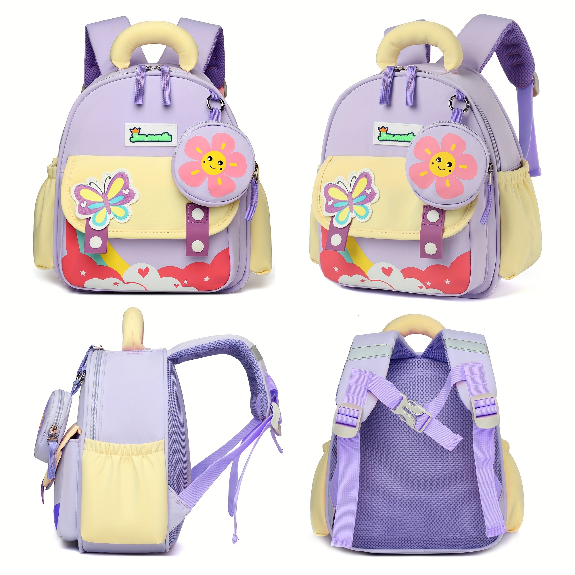 adorable cartoon mini backpack for lightweight nylon with adjustable straps polyester lining details 3