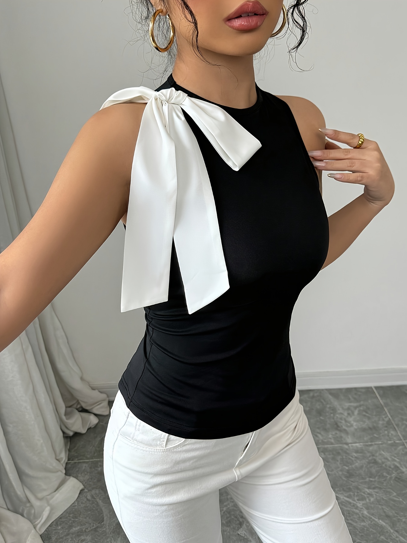 canottiera donna sexy e traspirante Temu Italy