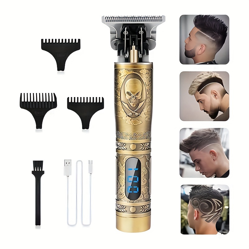 

Usb Rechargeable And For Men, Lcd , Kit, Grooming Kit For Men, For , , Husband,