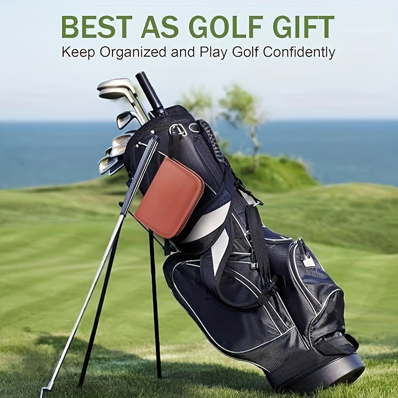 TEMU 1pc - Golf Organizer Bag - & Portable Golf Tool For , , Tees, , Scorecard, Markers &