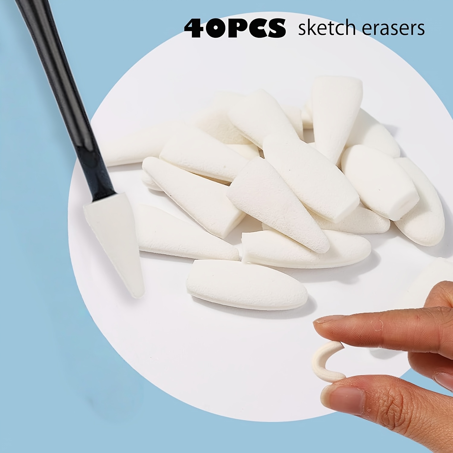 44pcs Mixed Brush Set with Dual-Tip Design and Replacement Tips
