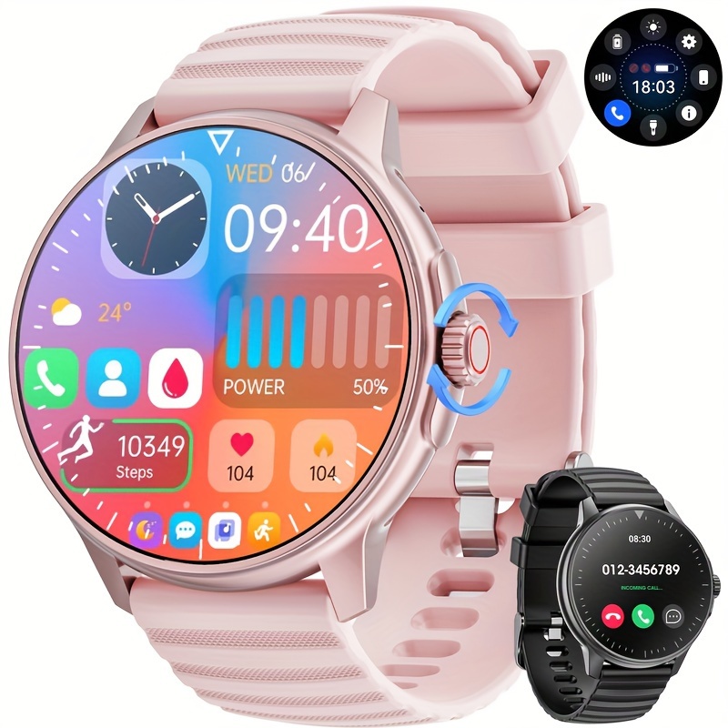 

New Smart Watch 1.39''hd Outdoor Sports , With Wireless Calling Function, 111 Sports Modes,long Battery Life Silicone Strap, 230mah, Men's And Women's Sports Watch, Suitable For Ios Android