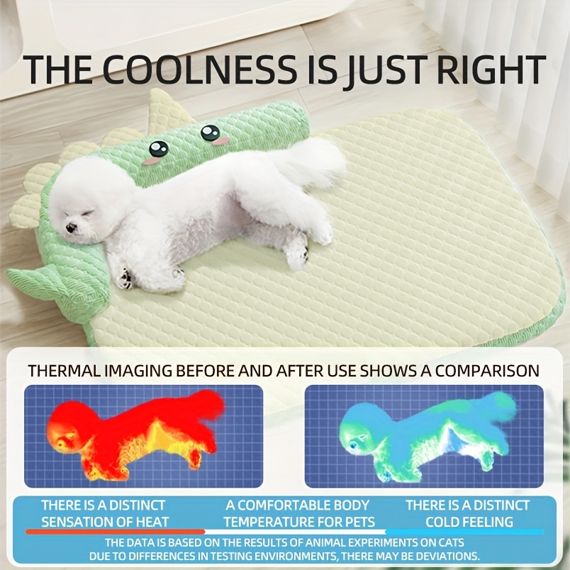 dog bed for summer removable and washable suitable for small breeds like bichon and teddy featuring a cool mat Product details 1