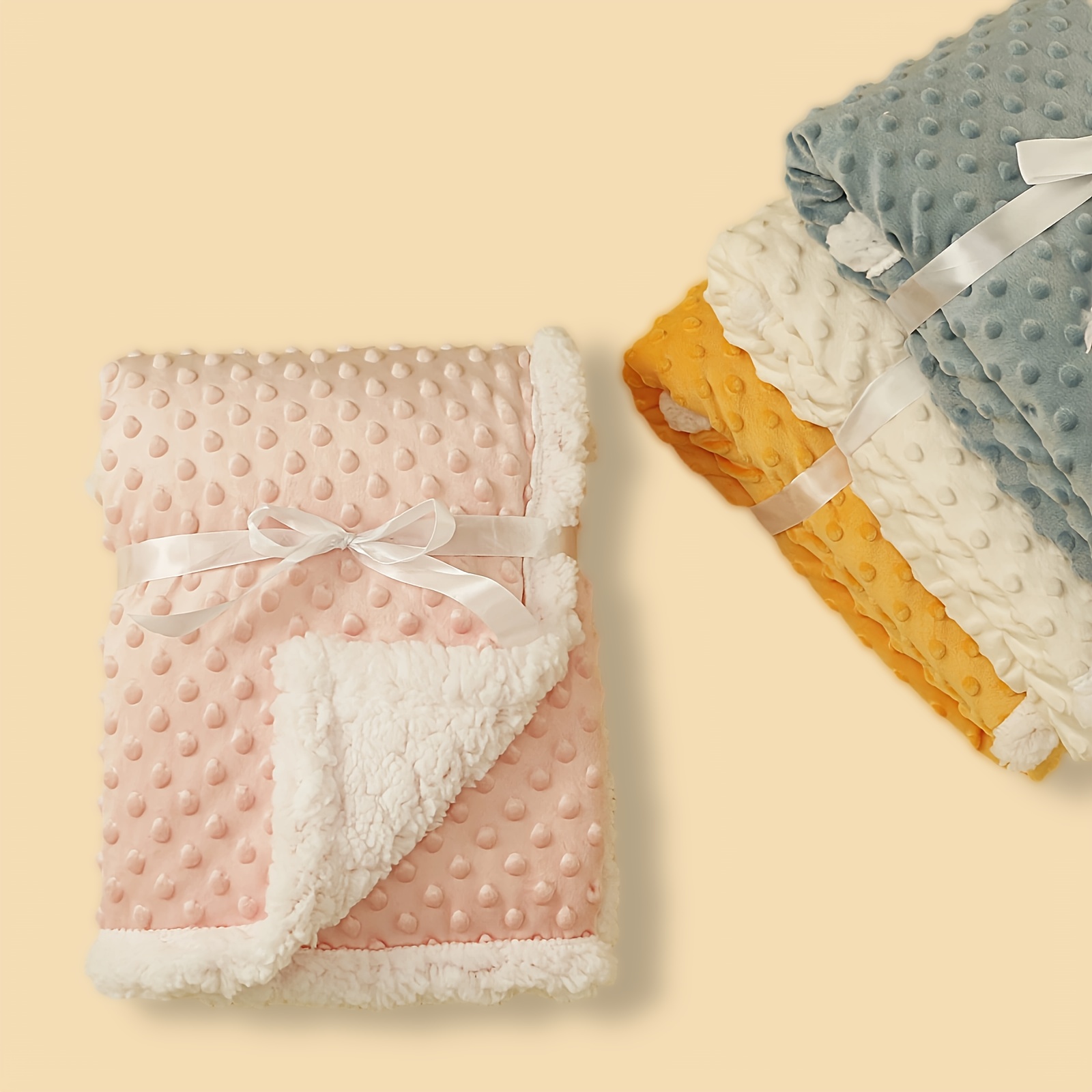 Double-Layer Children's Touch Blanket for All Seasons