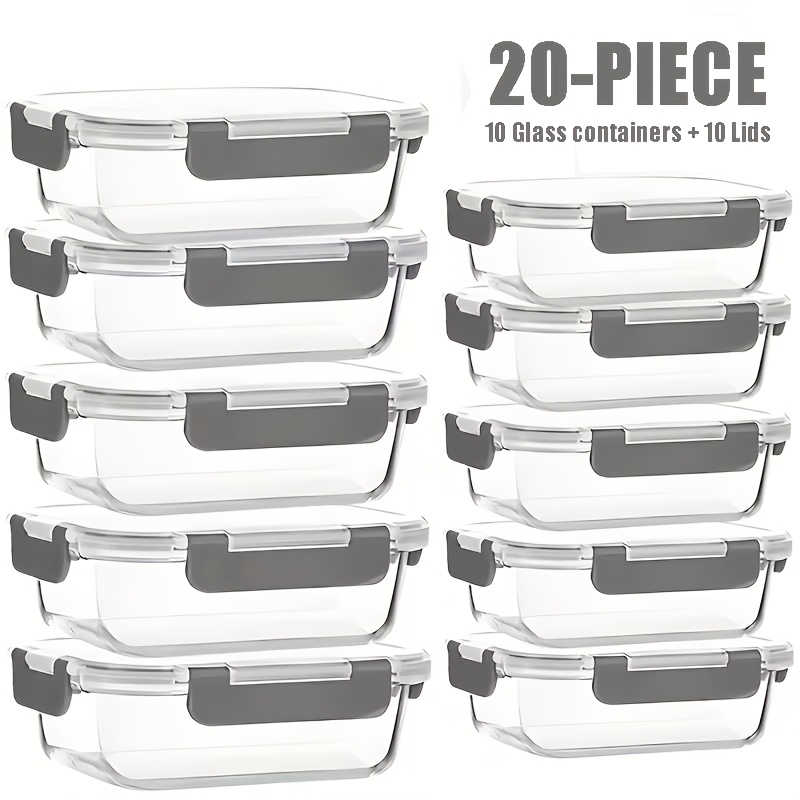 glass food storage containers sold on Temu United States