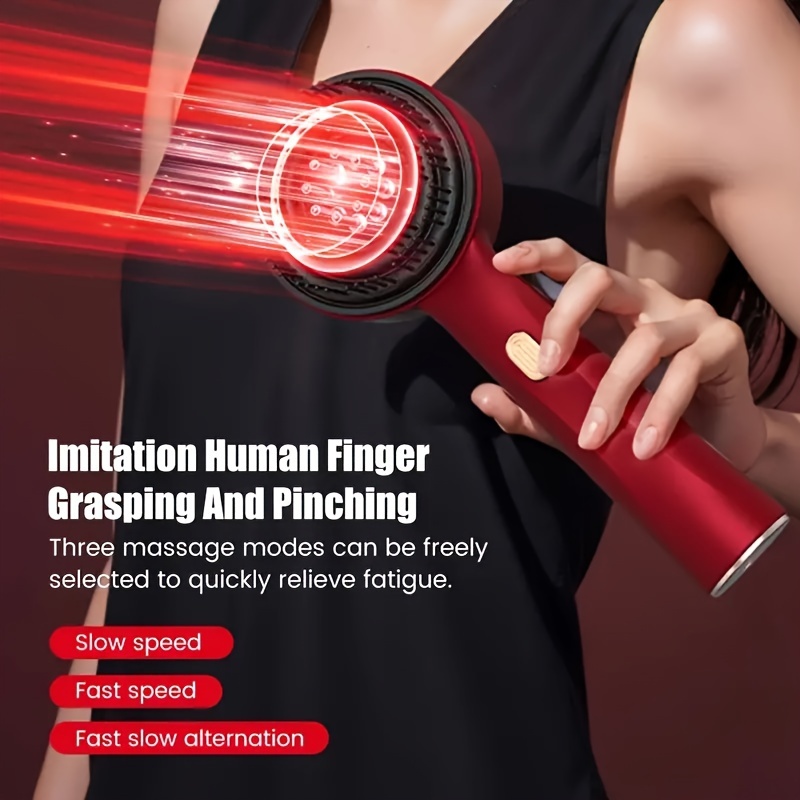 1pc electric scalp massager with 3 massage   usb charging 1400mah lithium battery plastic   for head relaxation     vibration function suitable for home   hair types adults dual purpose essential oil applicator Product details 2