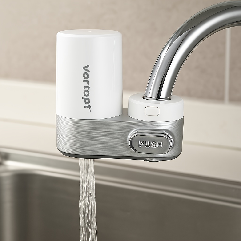 Image of Faucet Water Filter, 350 Gallon Faucet Water Purifier Reduces Lead, And Odor, Tap Water Filter Suitable For Kitchen, Bathroom