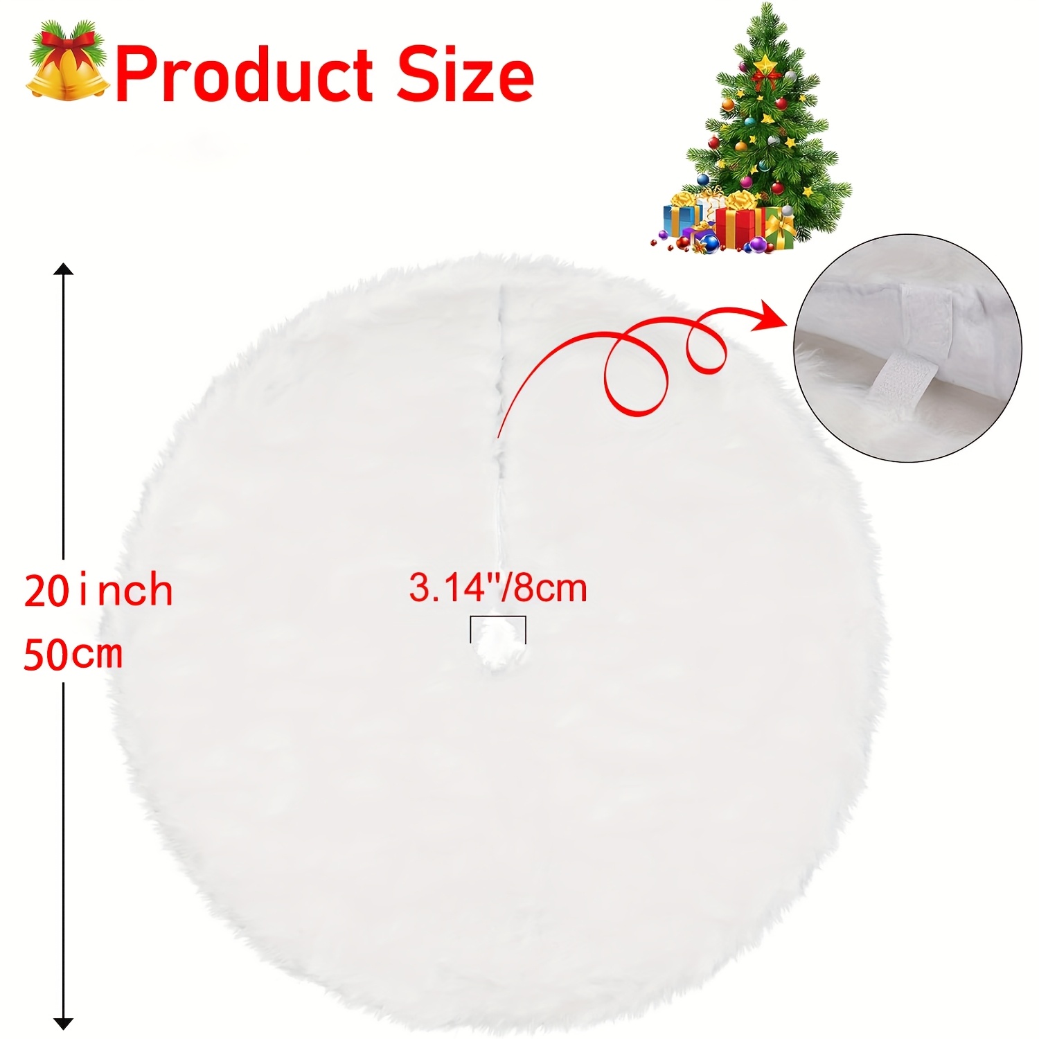 Christmas tree skirt sold by a US home retailer in August 2026