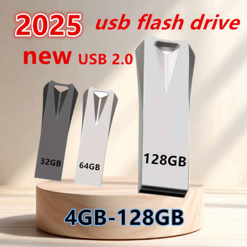 

Usb 2.0 Flash Drive - Metal , , Shockproof, Supports Multiple Os, In 4gb/16gb/32gb/64gb/128gb, Multimedia Transfer|stylish Usb Stick|shockproof Storage