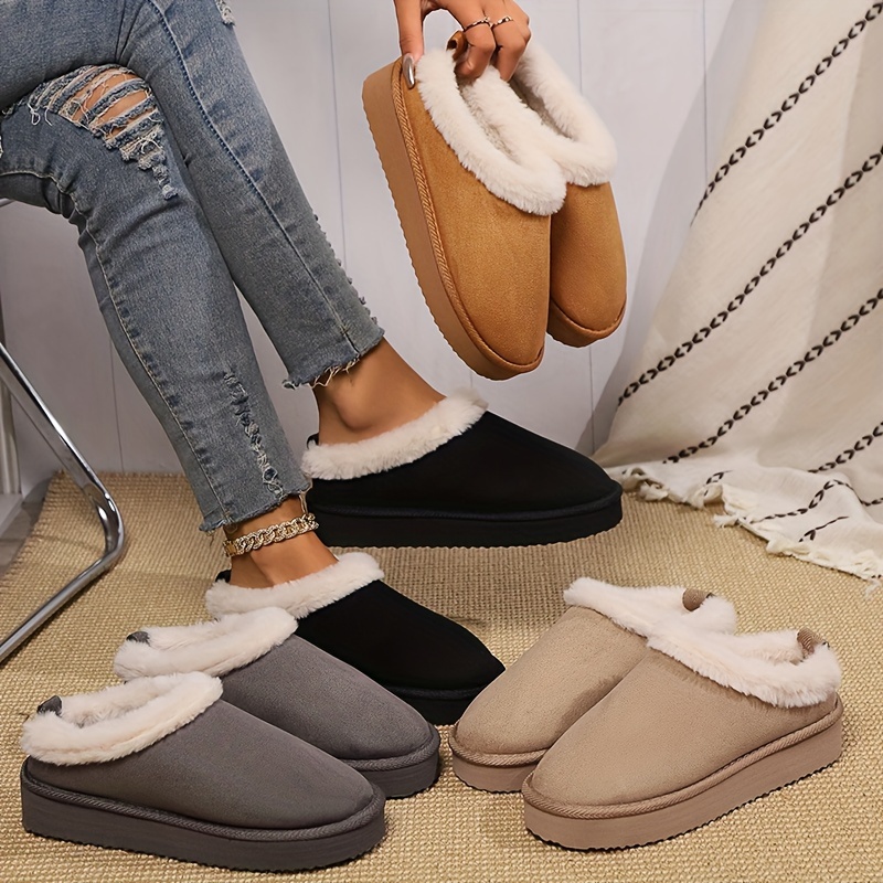 

Women's Slippers - Soft, Warm Indoor Shoes With Non-slip Eva Sole, Hand Or , For Winter