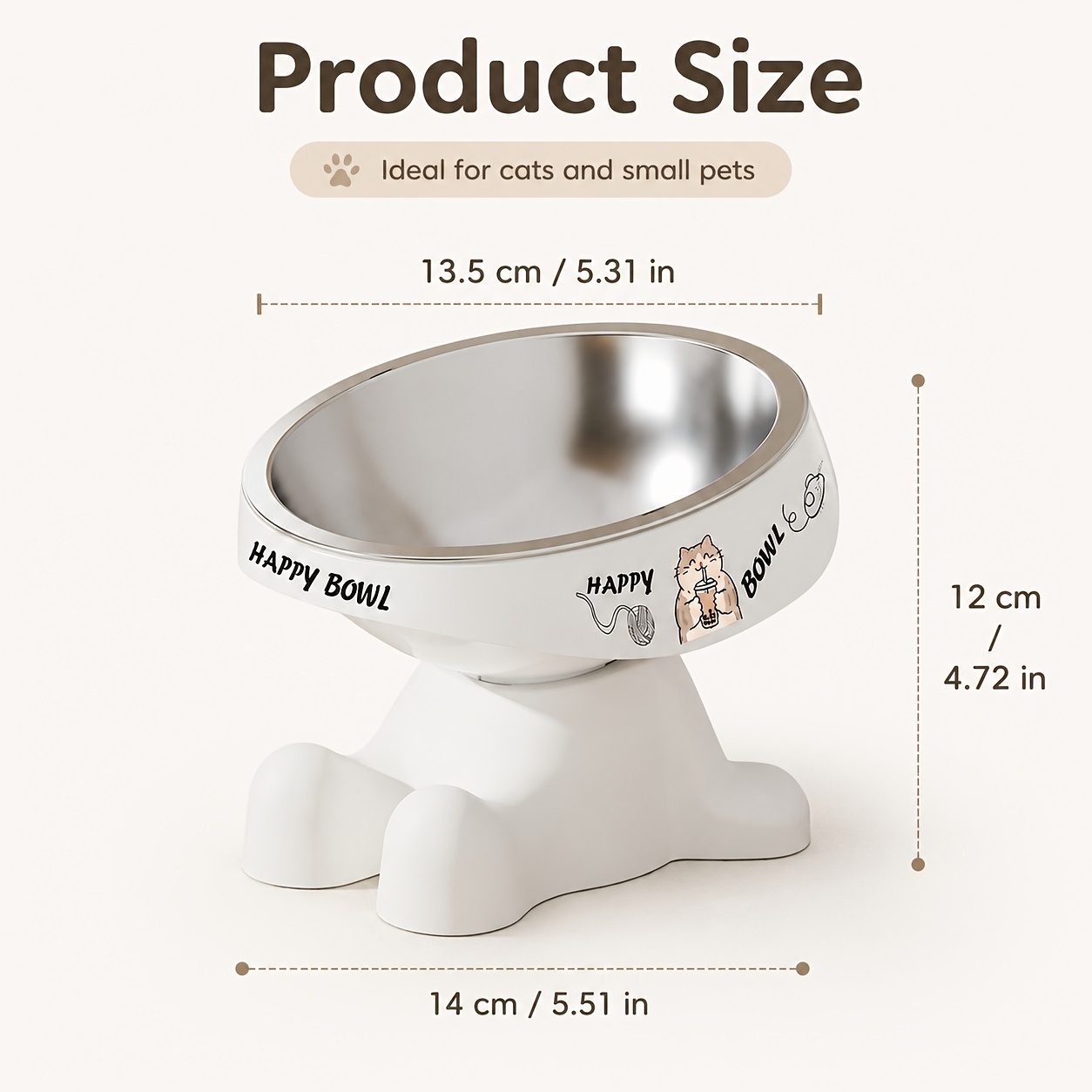 2026 new cute shaped elevated pet feeding bowl cute pattern dopamine color pet food bowl   water and food bowl elevated neck protection anti slip pet bowl suitable for medium and small dogs cat drinking and feeding Product details 1