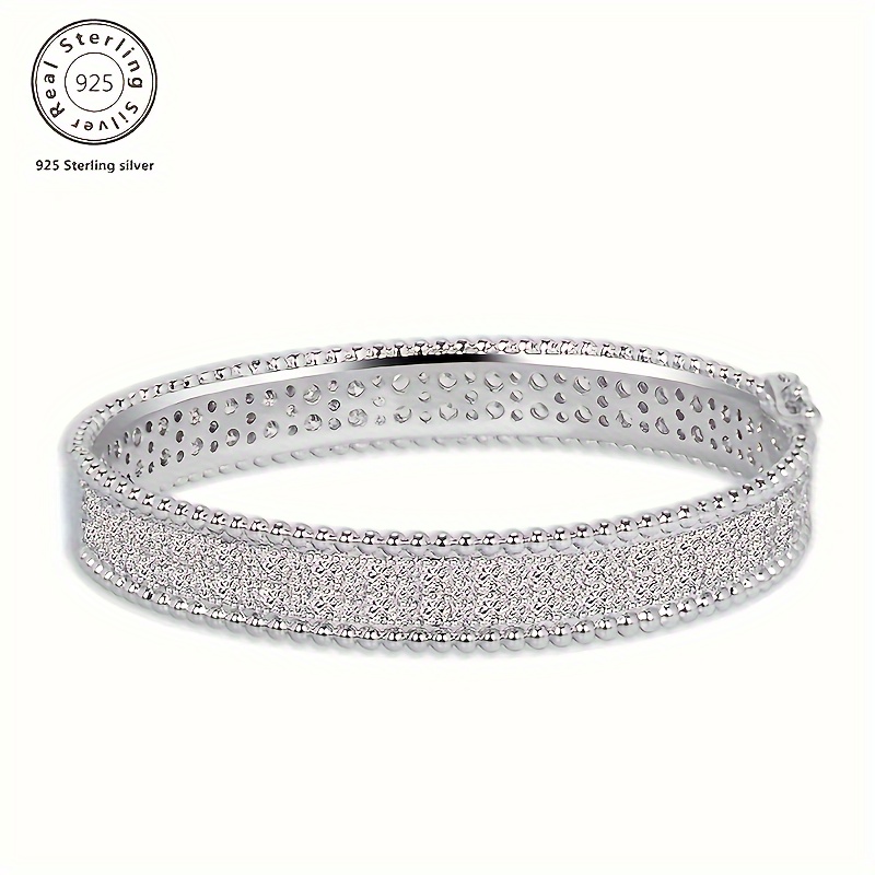 

Italian 925 Sterling Silver Bracelet, Handmade In Italy, Stylish And Simple, Parties And Birthday Gifts, Complete With A Box