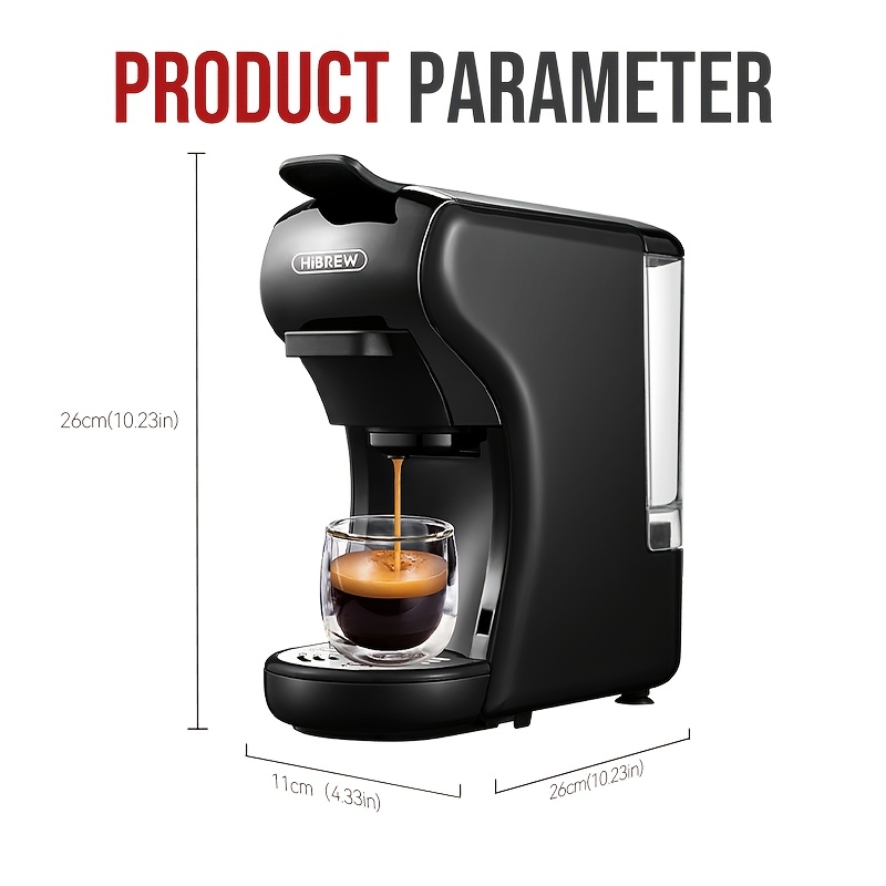 HiBREW 4-in-1 Koffiemachine met meerdere capsules