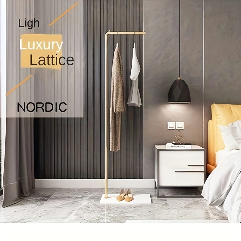 XINGLL Appendiabiti Autoportante Con Scarpiera Integrata | Moderno E Robust In Acciaio | 52x30x190 Cm - Nero | Per Camera Da Letto, Ingresso E Corridoio | Con Ganci Per Cappelli E Sciarpe