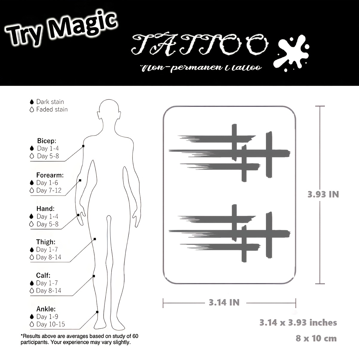 Tattoo inches chart - Bronctattooaus.com