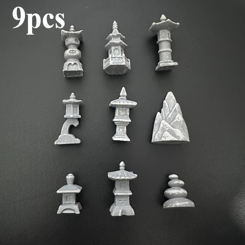 Image of 9pcs Vintage And Miniature Garden Set - Sandbox Decor For Indoor And Outdoor Applications, Ideal For Landscaping