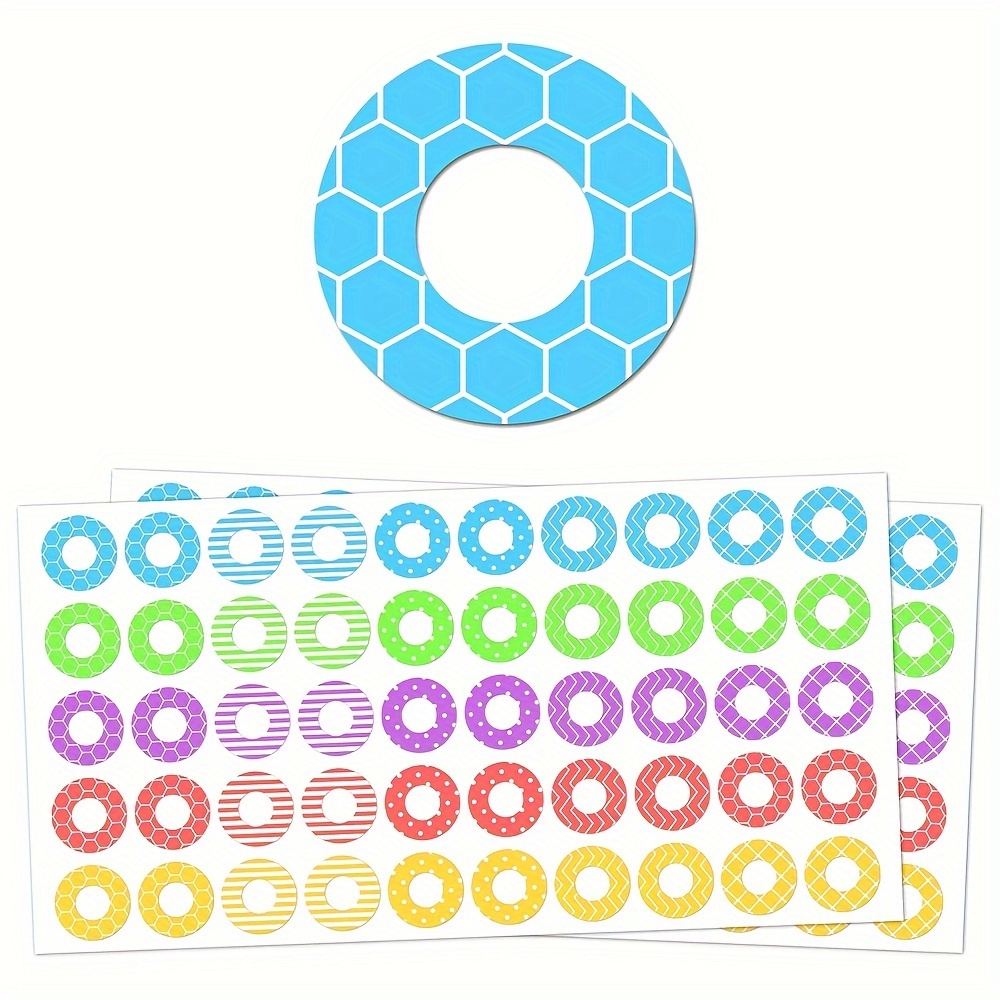 NUOBESTY 840 Pcs Binder Hole Protector Hole Reinforcers for Paper Round  Hole Reinforcement Labels Self Adhesive Reinforcements Circle Stickers Hole