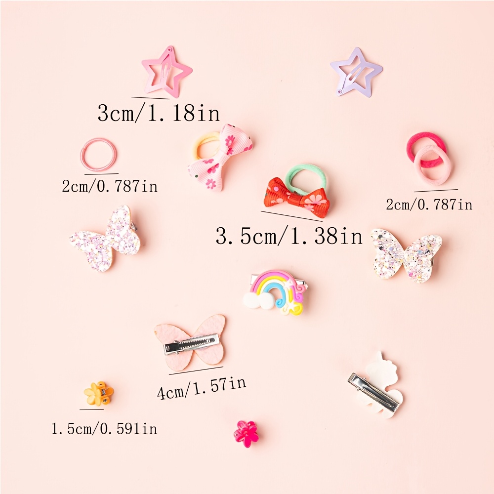 248pcs Cute Rabbit Hair Accessory Set