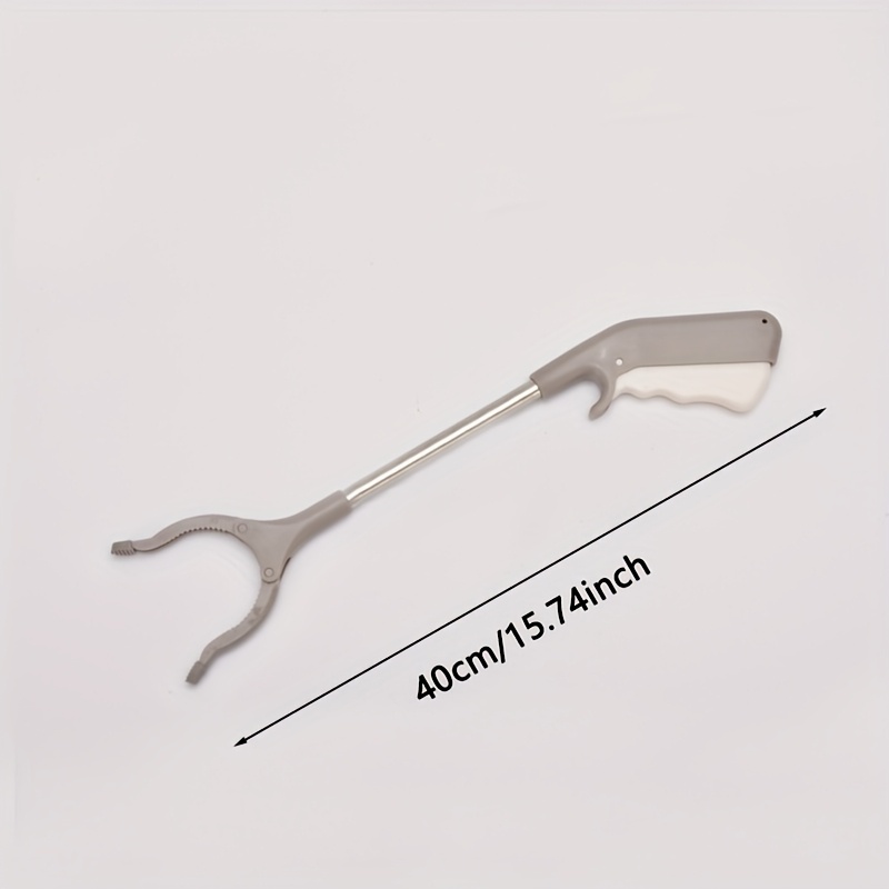 E-shop Edelstahl Greifwerkzeug - 40.13cm, Geeignet für Haushalt und Outdoor-Nutzung, mit Bequemem Griff, Ideal für Schwangere Frauen, Müllsammeln im