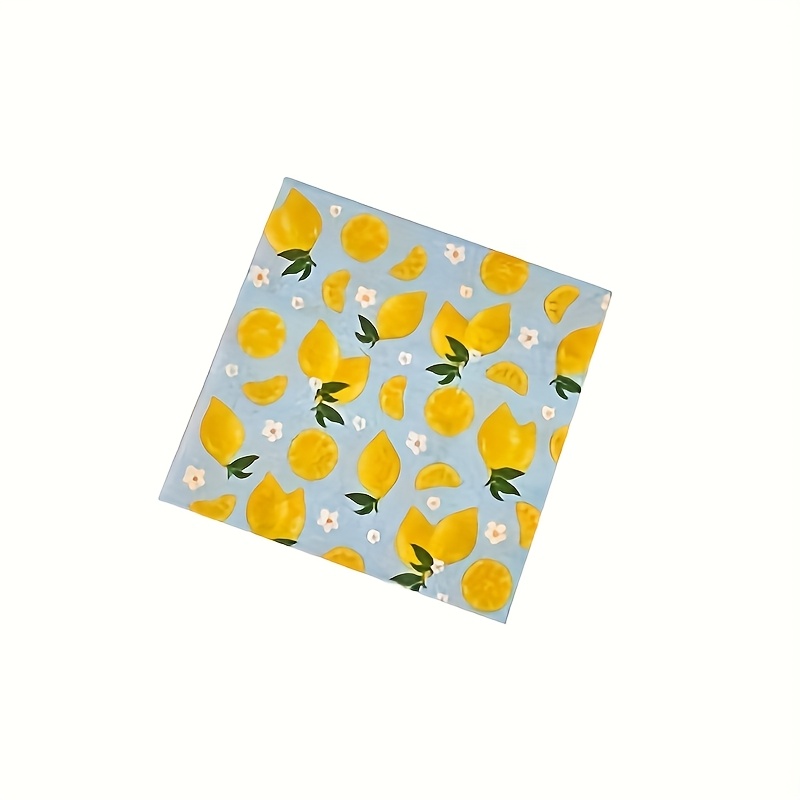 Image of 20pcs Party Napkins, Double-layered For Durability, Featuring A Unique And With A Pattern, Beautifully Printed, Suitable For Events Such As Birthday Parties, Family Gatherings, And Weddings.