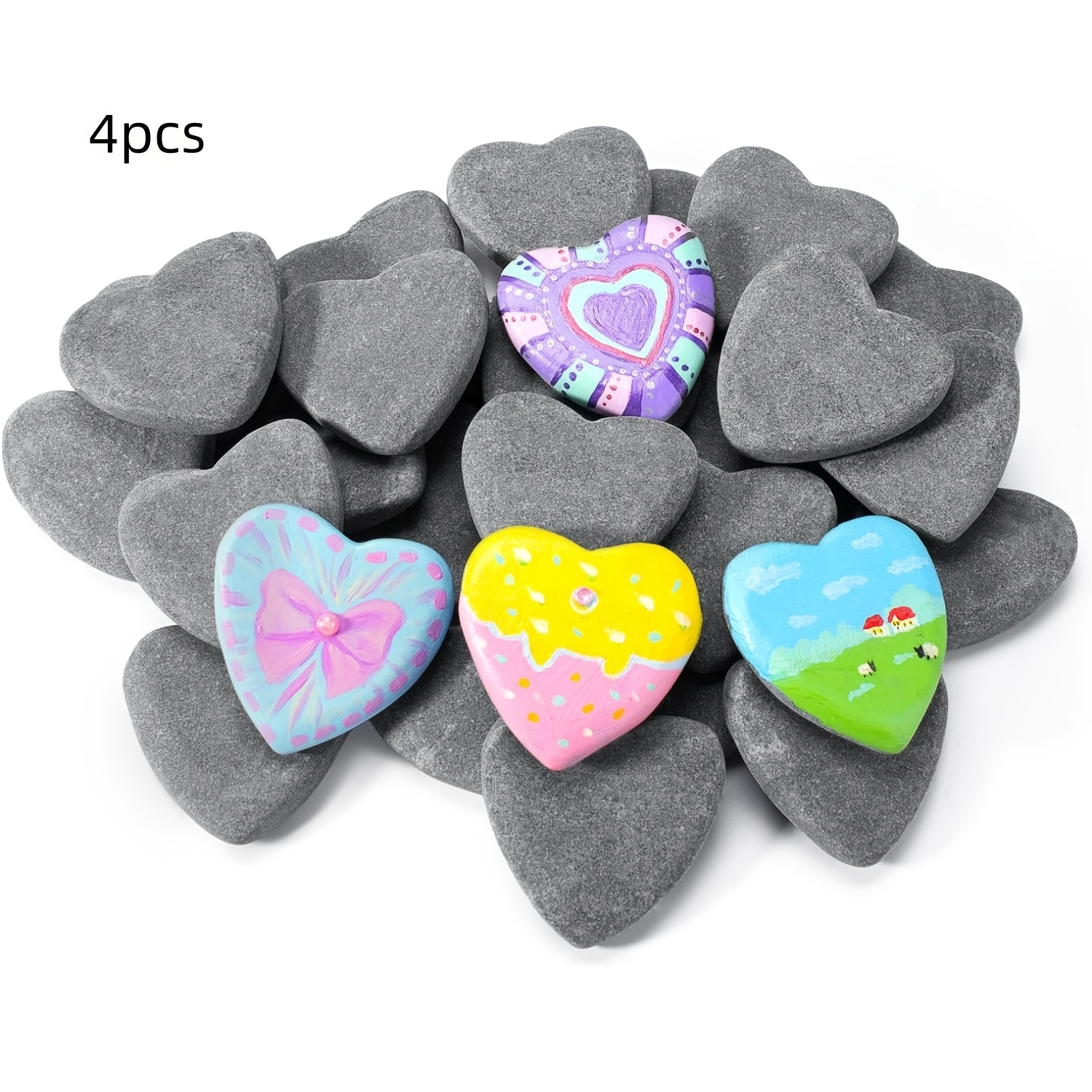 heart shaped rock sold on Temu United States