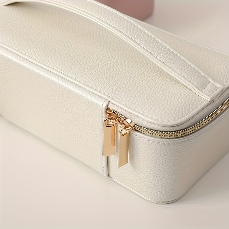   portable jewelry box transparent jewelry organizer large   leather jewelry organizer holiday gift for women home   travel use simple multifunctional jewelry box transparent jewelry bag storage bracelet earrings golden necklace etc non 33 holiday gifts for     lovers such as christmas halloween birthday labor day   etc jewelry boxes Product details 7