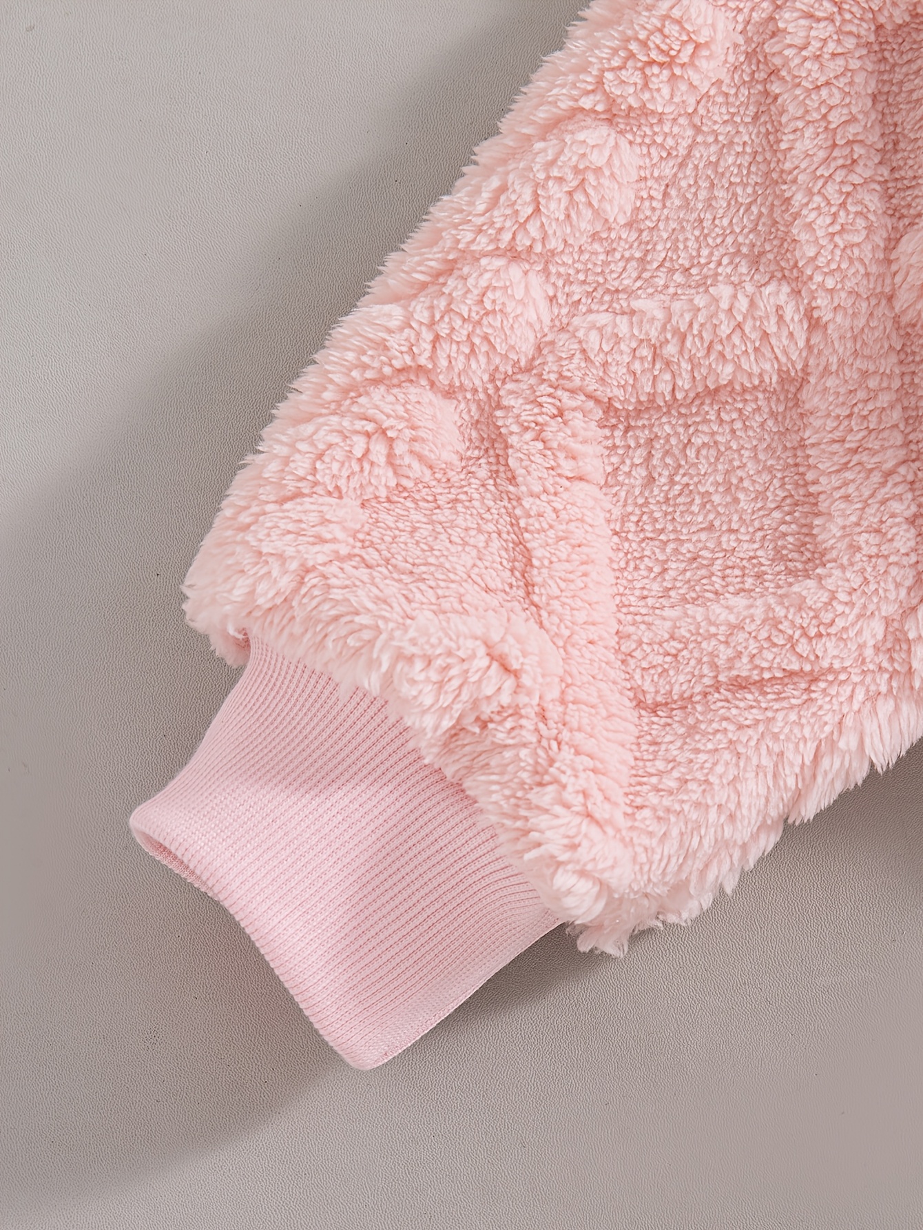 Girls' Jacquard Plush Home Set, Autumn/Winter