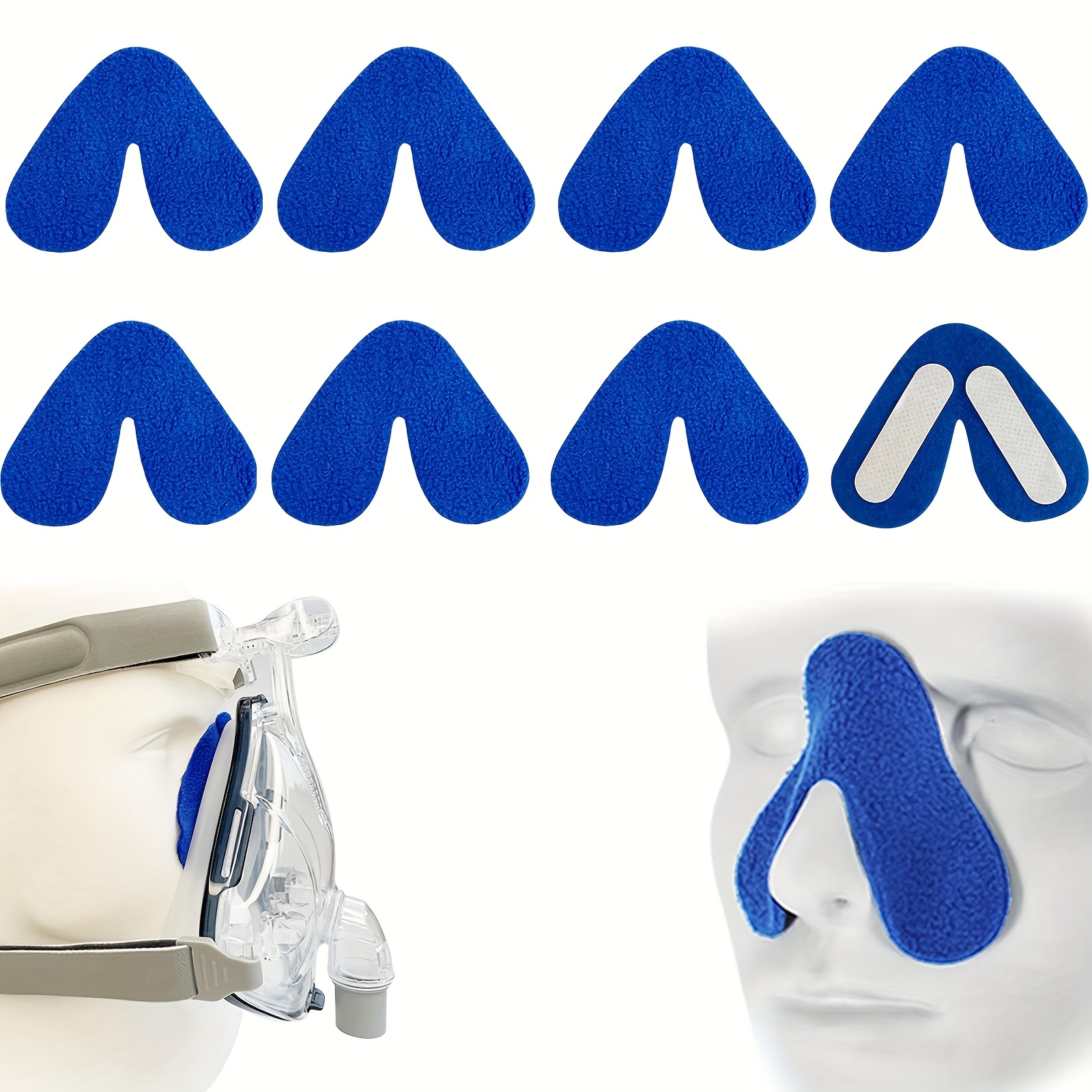 TEMU Nasal Pads For Nose Pads Avoiding Air Leaks Nasal Pads For Supplies Comfortable Sleep Mask Liners Soft Cushions Accessories For Most Masks