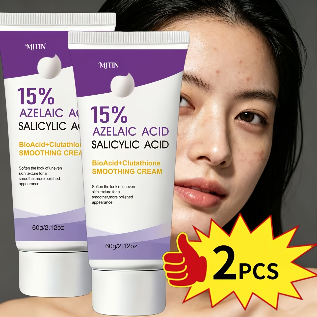 can i use glutathione and azelaic acid together 2pcs 15 azelaic acid salicylic acid face cream