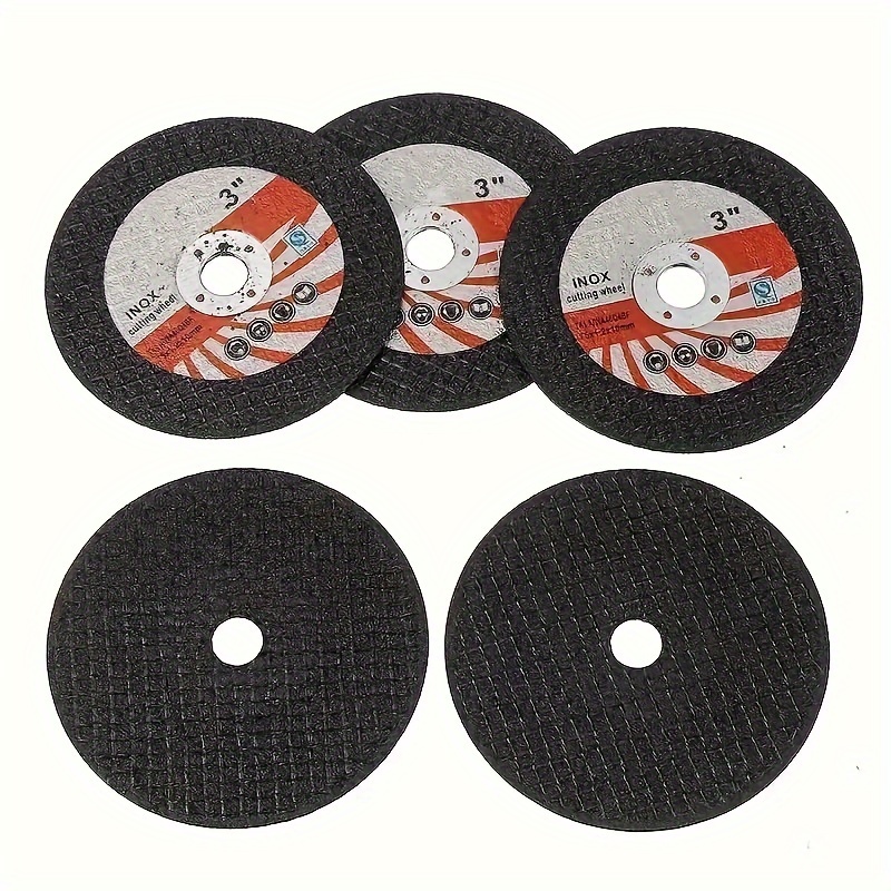 

5-pack Mini Resin Cutting Discs, 75mm Circular Saw Blades For Metal And Stone, No Assembly Required