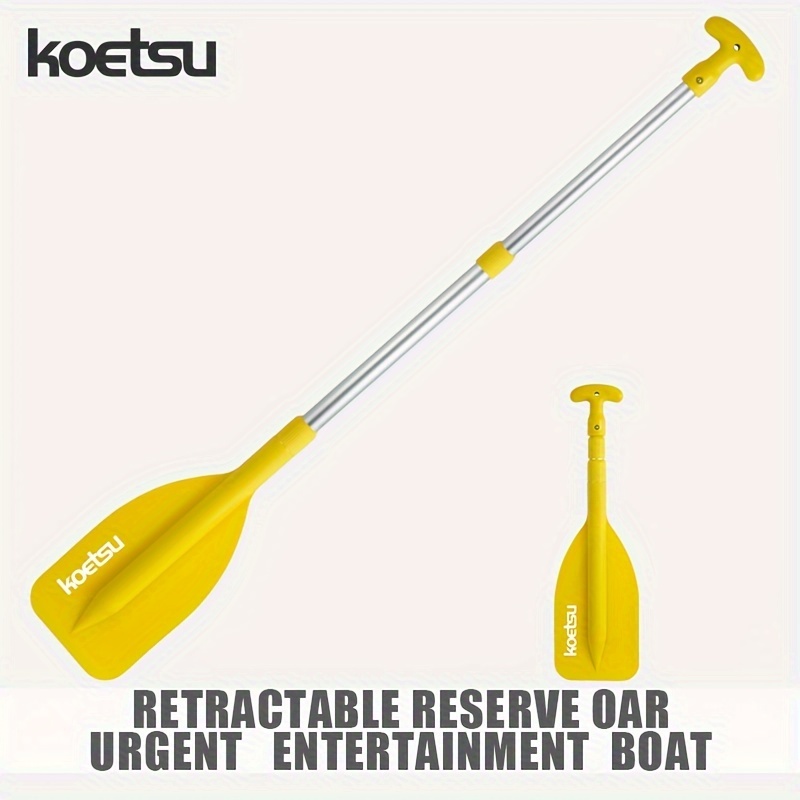 

Koetsu 1pc Canoe Paddle Kayak Paddle - Adjustable Boat Paddle, Suitable For Surfboard, Inflatable Boat